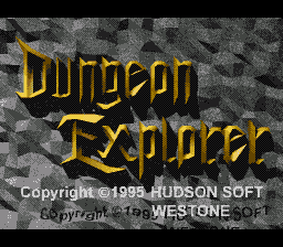 Заставка игры Dungeon Explorer